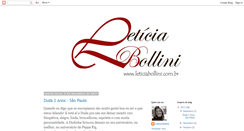 Desktop Screenshot of leticiabollini.com.br