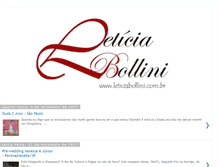 Tablet Screenshot of leticiabollini.com.br